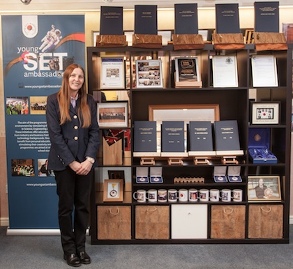 Professor Lothian at The Young Science Engineering and Technology Ambassadors Educational Hub in Port Seton